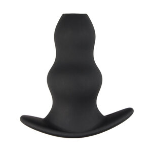 Hollow Silicone Butt Plug - Medium