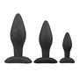 Black-Silicone-Buttplug-Set