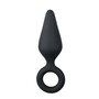 Black-Buttplugs-With-Pull-Ring-Medium