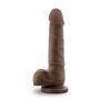 Dr.-Skin-Realistische-Dildo-Met-Zuignap-20-cm-Chocolate