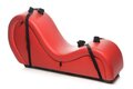 Kinky-Seks-Sofa-Met-Boeien-en-Positie-Kussens-Zwart-Rood