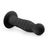 Silicone Suction Cup Dildo - Black_