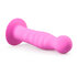 Siliconen dildo met zuignap - Roze_