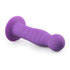 Silicone Suction Cup Dildo - Purple_