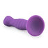 Silicone Suction Cup Dildo - Purple_