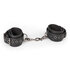 Black Faux Leather Handcuffs_