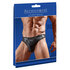 Faux Leather G-String With Powernet Inserts_