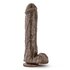 Dr. Skin - Mr. Savage Dildo Met Zuignap 29 cm - Chocolate_