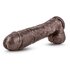 Dr. Skin - Mr. Savage Dildo Met Zuignap 29 cm - Chocolate_