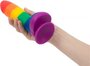 Addiction - Justin Rainbow Siliconen Dildo - 19 cm_