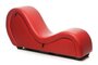 Kinky Seks Sofa Met Boeien en Positie Kussens - Zwart/Rood_